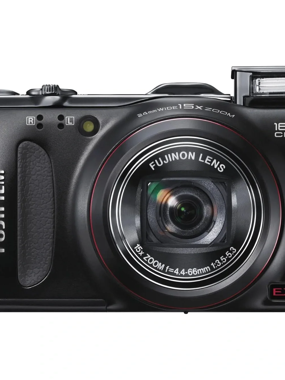 Fujifilm Black Point-and-Shoot Camera with Fujinon 15x Zoom